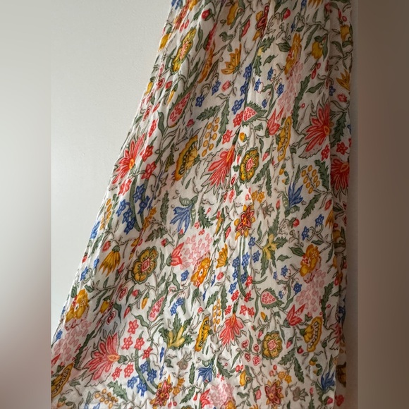 LOFT Floral and Bright 100% Modal Super Soft Fringe Scarf - Picture 2 of 5